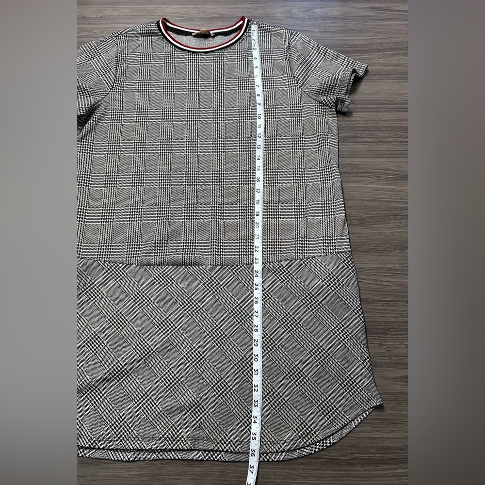 Gibson Latimer Glen Plaids Plaid Shirt Shift Dress with Pockets Size 1X - Picture 2 of 6